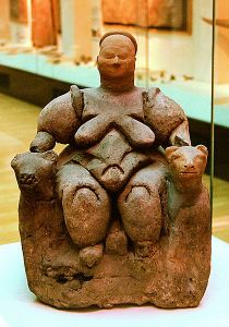 Seated Woman of Çatalhōyūk, Museum of Anatolian Civilizations